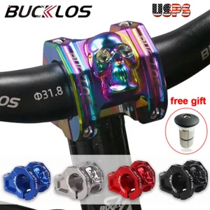 BUCKLOS Short Stem Mountain Bicycle Downhill Enduro 35mm 31.8mm 1-1/8" Handlebar - Picture 1 of 15