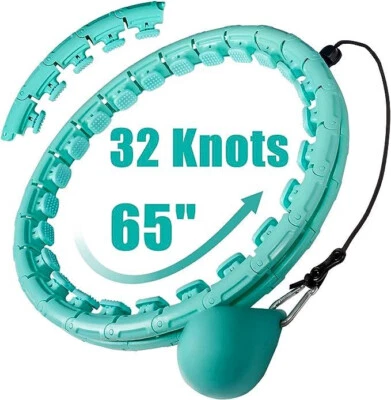 OURSTARRY PLUS SIZE 65" HULA HOOP - Mint Green NEW