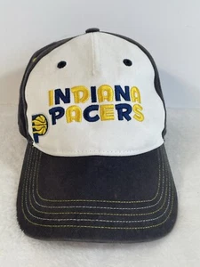 Indiana Pacers NBA '47 Brand YOUTH Hat - Black & White Adjustable - Pre-owned - Picture 1 of 11