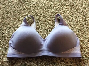 Warners Bra XL No Side Effects Wireless NWOT Light Purple - Picture 1 of 9