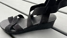 NEW Arche  LN Open Toe/Heel Wedged Black Sandals Made in France Size US 8.5 $335