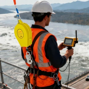 Selbsteinziehbare Auffangvorrichtung Auffangschutz Absturzsicherung Ausrüstung 20m - Bild 1 von 17