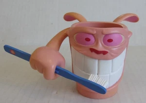 Used Loose The Nick Box Ren and Stimpy Toothbrush Cup Nickelodeon Exclusive - Picture 1 of 2