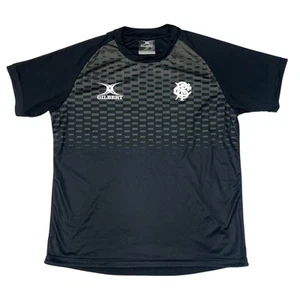 Camiseta negra manga corta Gilbert Barbarian Rugby Football Club para hombre talla XL - Imagen 1 de 12