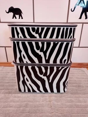 Tupperware Quadro Set Groß, Zebra Muster - Bild 1 von 4