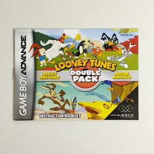 Looney Tunes Dizzy Driving & Acme Antics Manual Booklet Game Boy Advance  - Picture 1 of 4