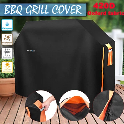 NEVERLAND 300D Premium Grillabdeckung BBQ Grill Abdeckhaube Gasgrill Smoker Schutzhülle