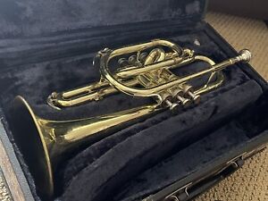 Vintage Conn Brass Trumpet w/ Hard Carry Case, NO RESERVE