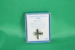 insperational pocket charm by ganz believe silver tone - Picture 1 of 1