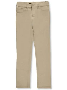 French Toast Girls Skinny Knit Pant ADJUSTABLE STRETCH POWER KNEES SIZE 10 - Picture 1 of 2