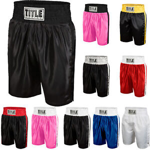 Title Boxing Youth Classic Edge Satin Performance Boxing Trunks