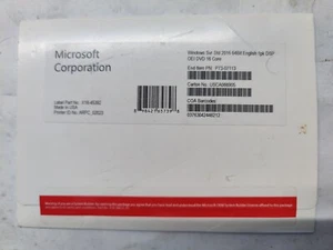 Microsoft Windows Server Standard 2016 64-bit DVD - P7307113 NEW Unopened - Picture 1 of 6