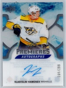 2017 Upper Deck ICE #IPA-VK Vladislav Kamenev Ice Premieres Auto 106/299 - Picture 1 of 2