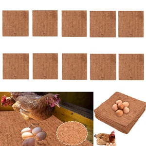 Incubadora de huevos de pollo almohadillas naturales de fibra de coco de 10 piezas para hasta - Imagen 1 de 6