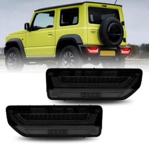Smoked LH+RH Side LED Tail Light Rear Brake Lamp For Suzuki Jimny 2019 2020-2022 - Picture 1 of 18