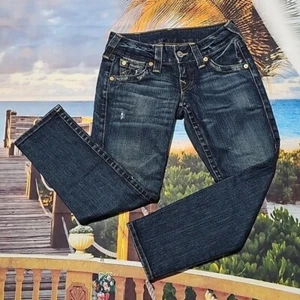 True Religion Cropped Jeans Size 24 - Picture 1 of 6
