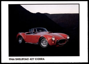 1966 Shelby/AC 427 Cobra 4 x 5.5 Inch RGA Car Collectors Card c1989 - Bild 1 von 2