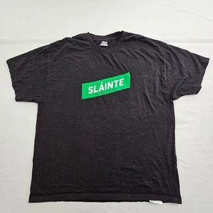 Slainte JJ Dolan's Honolulu Black Short Sleeve Cotton T-Shirt Men's XL - Picture 1 of 9