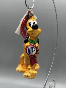 Christopher Radko Disney’s VIP Pluto 75th & Radko 20th Annual Ornament New W Box - Picture 1 of 10