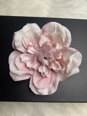 Pink Camellia Flower Hair Clip New Handmade Gift  4” X 4” - Image 1 of 3