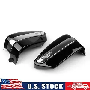 Black Battery Cover Side For Honda Rebel CA250 1995-2014 1996 1997 1998 2012 F1 - Picture 1 of 4