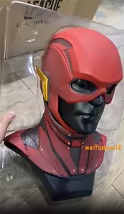 DC 1:1 The Flash Mask Hood Wearable Model Halloween Carnival Cosplay Mask Toy - Picture 1 of 13