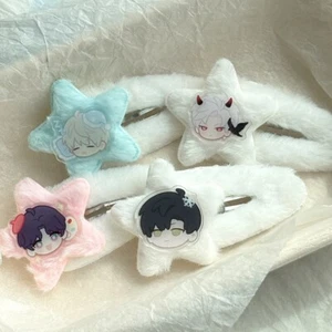 Love and Deepspace Anime Plush Barrette Hair Clip Hair Cosplay Cartoon Ornament - Picture 1 of 12