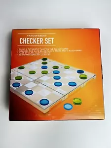 Transparant Checkers Board Game for Kids - Fun Checker Board Travel Games - Picture 1 of 5