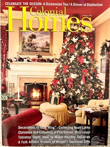 Vintage COLONIAL HOMES Magazine CHRISTMAS Holidays December 1997 Home Brand new! - Imagen 1 de 1