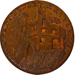 Worcestershire. Skidmore's Dudley Castle Penny Token. DH 5. Rare. - Picture 1 of 2