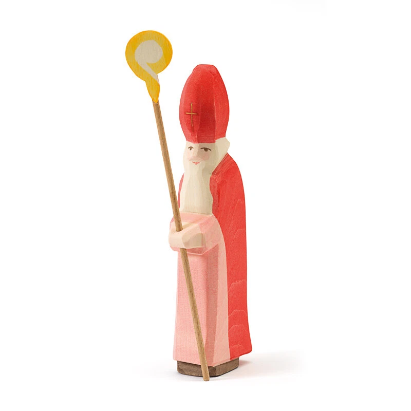 Sankt Nikolaus mit Stab - Ostheimer 38001 Holzfigur - Bild 1 von 1