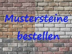 Muster zu Klinkerriemchen,Steinriemchen, Riemchen, Betonriemchen, Ziegelriemchen - Bild 1 von 4