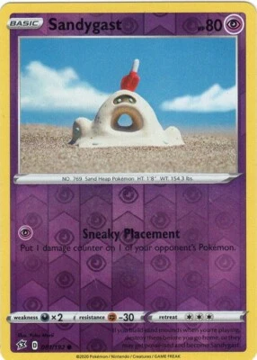 Sandygast 081/192 Swsh02: Rebel Clash Reverse Holo - Image 1 of 2