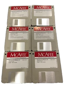 McAfee VirusScan 3.0 For Windows 95, 3.1x, DOS, 3.5” Disc - #0006 - Picture 1 of 8