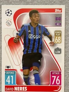 Topps Match Attax Champions League 21/22 Ajax Amsterdam 6. David Neres - Picture 1 of 1