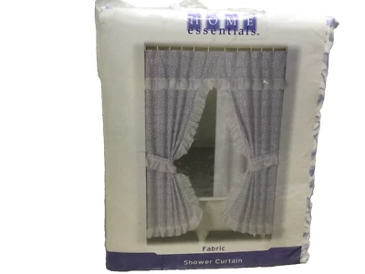 Vintage New in Pkg. Home Essentials Kmart Fabric Shower Curtain Danube 70”x72” - Image 1 of 4