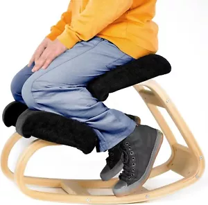 Ergonomic Kneeling Computer Chair Desk Stretch Knee Rocking Stool Medical Seat - Picture 1 of 11