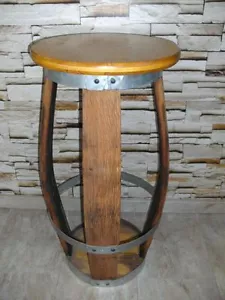 FASS BARHOCKER HAVANNA LIGHT+ WEINFASS EICHENFASS FASSSTUHL STEHTISCHHOCKER SITZ - Bild 1 von 7