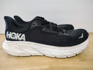 Hoka One One Arahi 7 Shoes Womens 10 EE  Black White Running Walking 1147870 - Picture 1 of 13