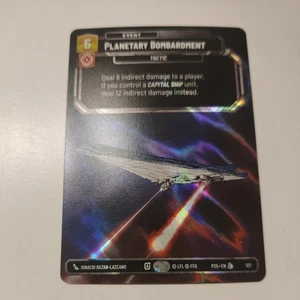 Star Wars Unlimited Planetary Bombardment Sector Qualifier Promo legendary Card - Bild 1 von 2