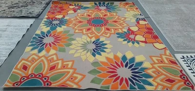 Alfombra MARFIL/NARANJA 8'-0" x 10'-0" defecto, precio reducido 1172791626 CBN328A-8 Foto 1 de 4