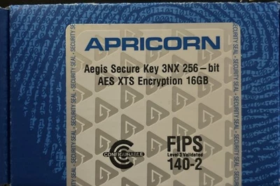 Brand New - Apricorn Aegis Secure Key 3NX 256Bit AES XTS ASK3-NX-16GB -Brand New - Image 1 of 4