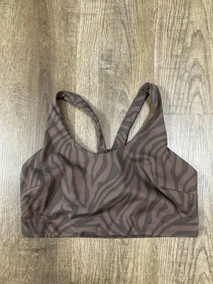 All In Motion Brown Zebra Print High Support Sports Bra Size Xl  - Image 1 of 4