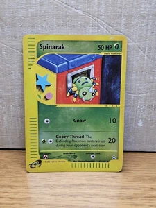 Spinarak 62/147 Aquapolis Reverse Holo Pokémon Card TCG - Picture 1 of 19