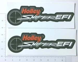 Paar Holley Sniper EFI Performance Racing Werbung Aufkleber Abziehbilder - Bild 1 von 1
