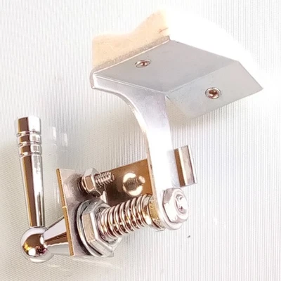 Silenciador de murciélago de béisbol de fieltro blanco Ludwig vintage clásico caja/tambor Tom años 60 cromado Foto 1 de 3