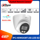 Dahua IPC-HDW2439T-AS-LED-S2 4MP Pełnokolorowa wbudowana mikrofonowa kamera IP67 Sieć