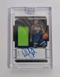 2021-22 Panini One And One Jamal Crawford Auto Autograph Jersey Patch Blue 17/49 - Picture 1 of 2