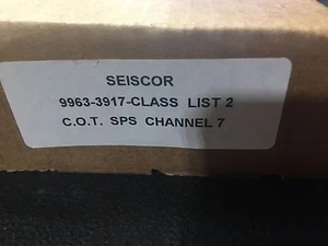 Seiscor 9963-3917 C.O.T. SPS CH 7 SSC-8 - Picture 1 of 5