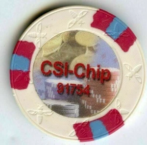 Werbung Casino Poker Chip: CSI-Chip 1.00 - Bild 1 von 2